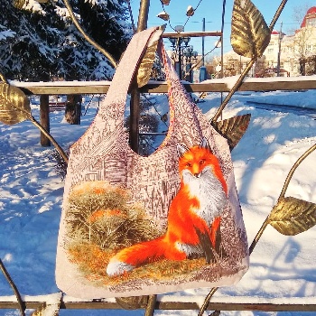 Сумка-Шоппер Лиса двусторон. (Пирогова)