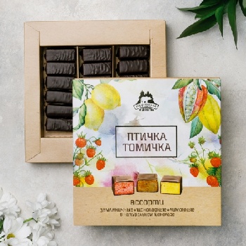 Конфеты "Птичка Томичка" (шок,земл,лим) 230 гр (ТТ)