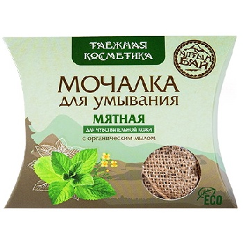 Мочалка для умывания "Мятная" 60 гр.