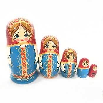 Матрешка "Сарафанчик" 5 кукольная 