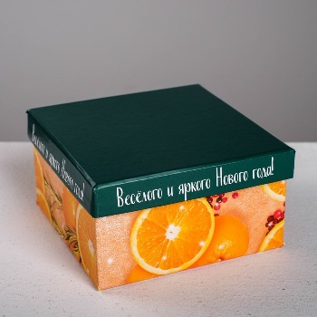 Коробка мандарин №1 10*10