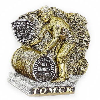 Магнит объемный «Томское пиво»