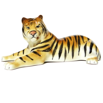 Тигр лежачий фарфор (А)