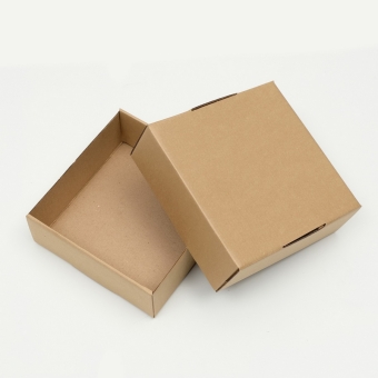 Коробка самосборная, крафт 16 х 16 х 6 см