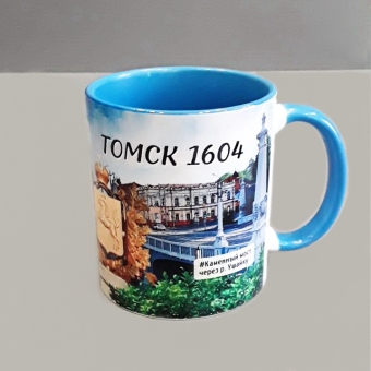 Кружка Томск цветная коллаж (В)